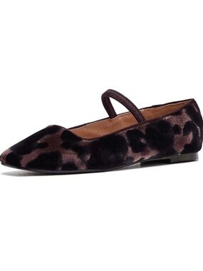 Madewell Greta Elastic Mule in Espresso Multi